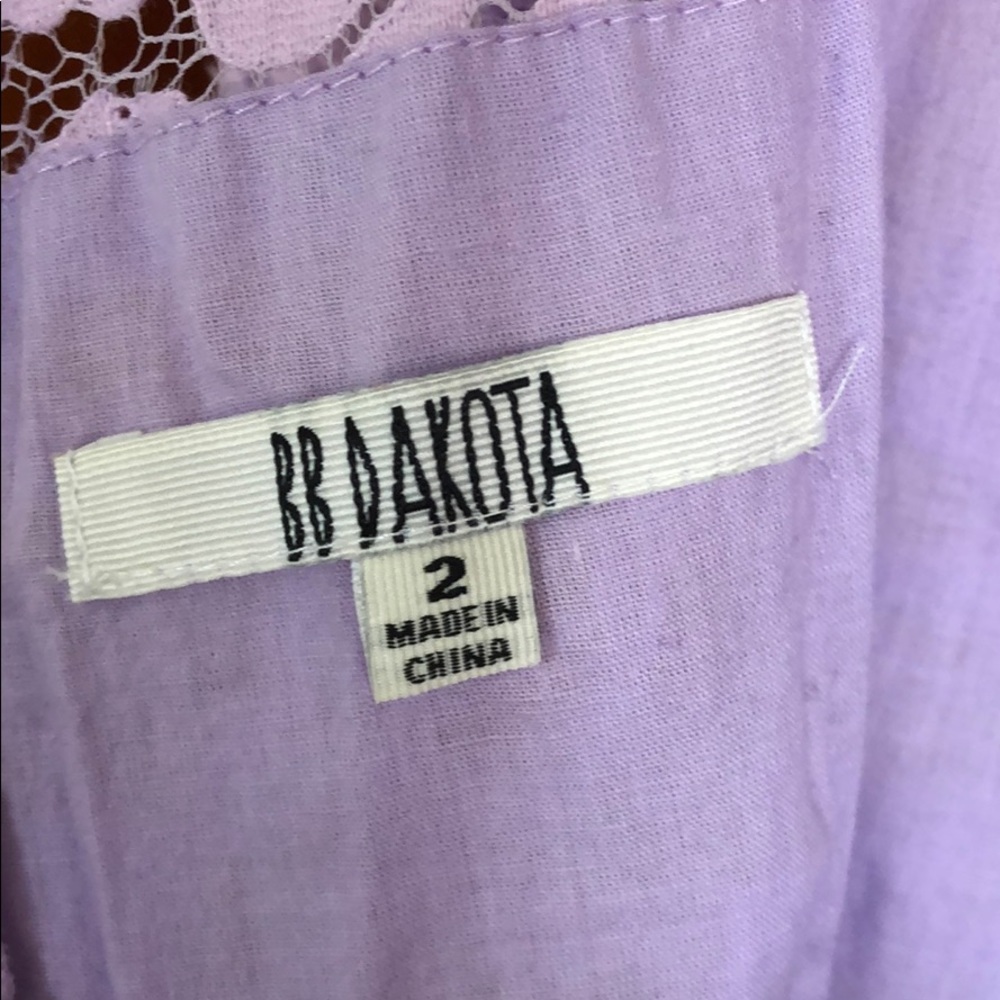 BB Dakota Lace Lilac Dress - Picture 4 of 6